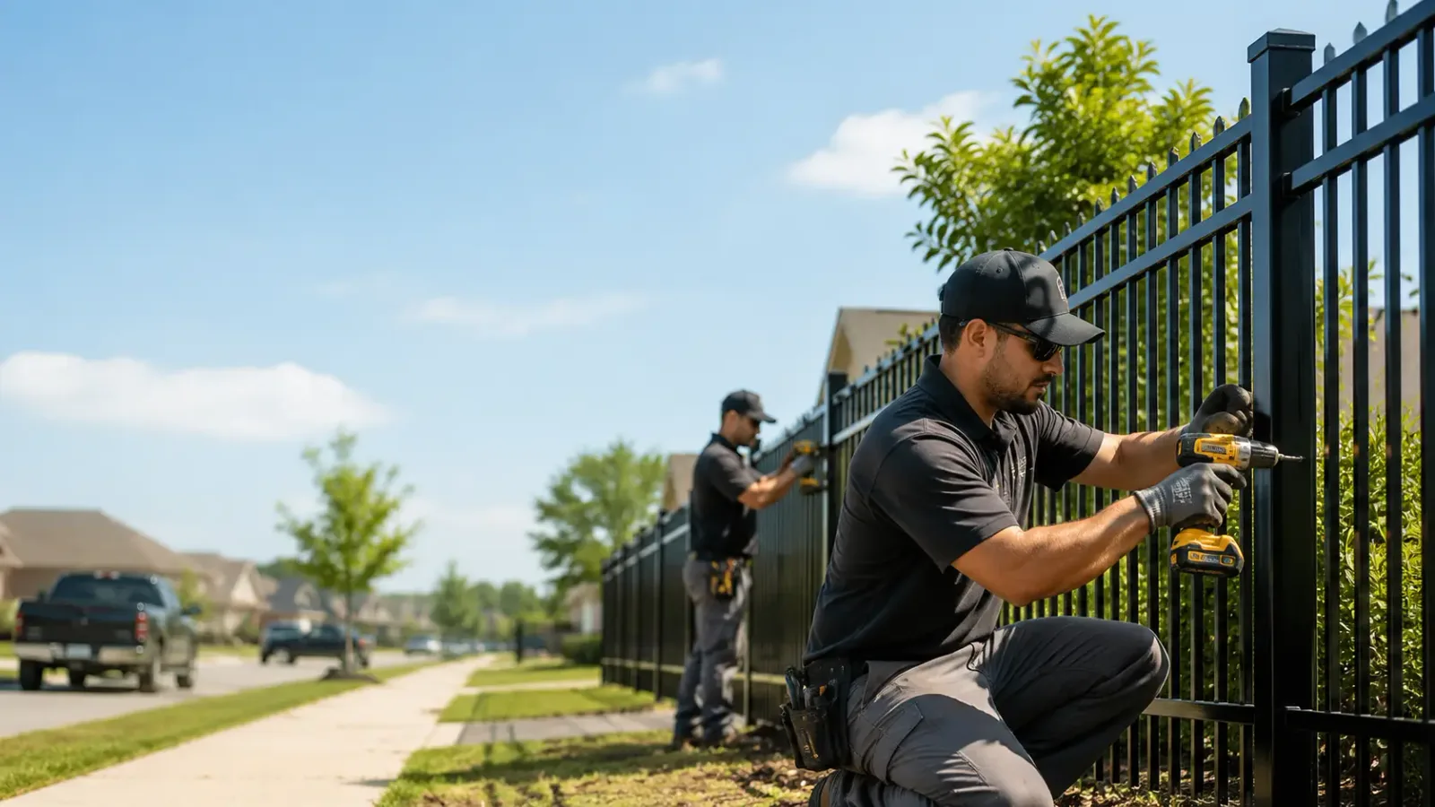 Metal Fence Installation in Galesburg, MI